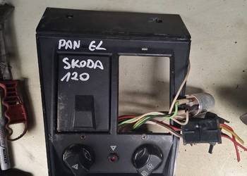 SKODA 105 120 125 RAPID panel środkowy nawiewu awaryjne