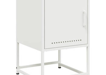 Szafka nocna biała 36x39x605 cm stal WM-846456