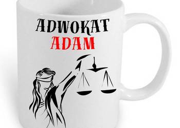 Kubek dla adwokata, mecenasa, aplikanta - prezent dla prawnika, Temida