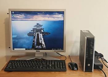 Zestaw komputerowy monitor + HP Elite 8300 Slim 128SSD 8GB i3 Win10 WiFi