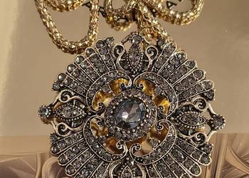 Piękny wisior/broszka w stylu otomanskim