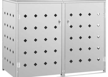 vidaXL Podwójna osłona na kosze na śmieci, 240 L(SKU:145380)