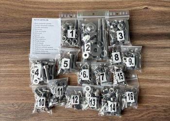 NOWY KOMPLET ŚRUB ŚRUBY NIERDZEWNE MZ TS 125 MZ TS 150