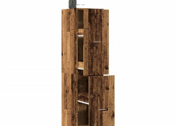 Szafka apteczna stare drewno 40x41x1745 cm WM-3309652