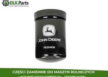 RE504836 FILTR OLEJU SILNIKA JOHN DEERE Filtry części do maszyn rolniczych