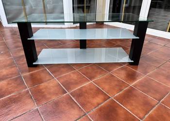 Szafka rtv szklana półka stolik regał komoda nowoczesna Szafka rtv szklana półka stolik regał komoda nowoczesna