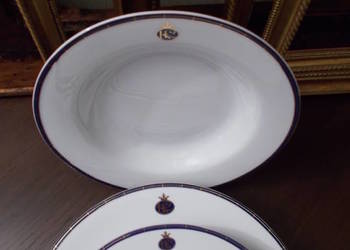 & Luksusowa Porcelana Royal Kent & Talerze & Vintage &