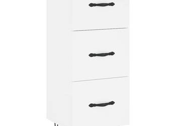 Szafka biała 345x34x90 cm materiał drewnopochodny WM-828596