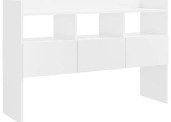Szafka biała z połyskiem 105x30x70cm materiał drewnopochodny WM-808383