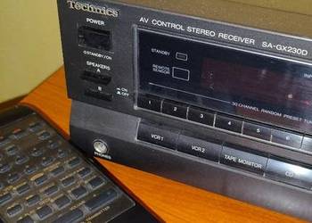 Amplituner Stereo TECHNICS SA-GX230D Tuner Radiowy Radio FM Pilot Hi-End A+