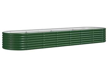 Podwyższona donica malowana proszkowo stal 296x80x36 cm WM-318923