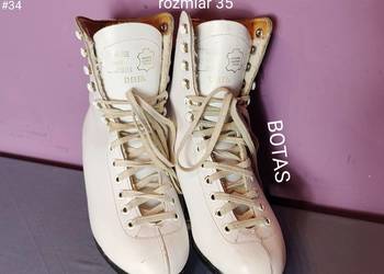 Łyżwy BOTAS figurowe skórzane - rozmiar 35 - wkładka 22,5 cm [#34]