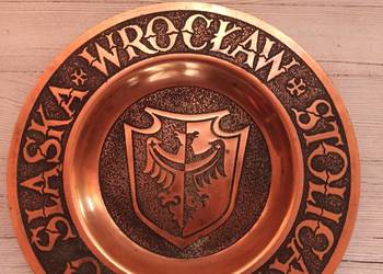Wrocław Stolicą Dolnego Śląska talerz ozdobny CEPELIA