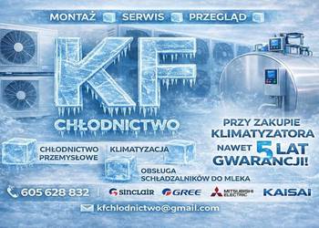 Naprawa schładzalników do mleka, klimatyzacja, chłodnictwo przemysłowe