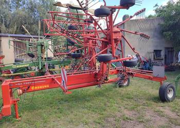 Zgrabiarka  2- karuzelowa KUHN GA 7301 do środka (claas, krone, pottinger )