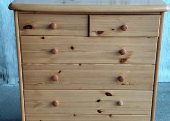 komoda sosnowa z szufladami / 451