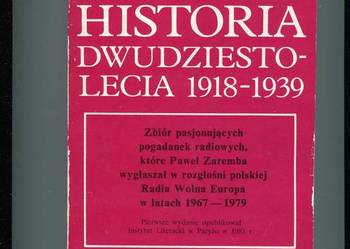Historia dwudziestolecia 1918-1939 - Zaremba
