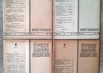Życie gospodarcze dwutygodnik nr. 1, 2, 3, 4 - 1951 r.