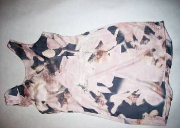 H&M sukienka Kokarda szara pudrowa Elegancka 40 L