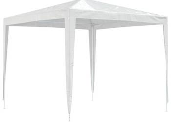Namiot imprezowy, 2,5x2,5 m, biały（SKU:48497）