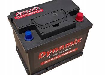 Akumulator DYNAMIX 12V 62Ah 540A P+ ZAMIENNIK VARTA BLUE DYNAMIC BOSCH S4