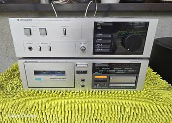 wzmacniacz magnetofon kenwood a7 deck x9 midi vintage