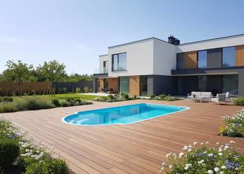 Basen ogrodowy poliestrowy ZESTAW 6,3x3,25x1,55m basen z laminatu