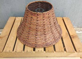 Stylowy abażur wiklinowy | styl boho | rustykalny | vintage