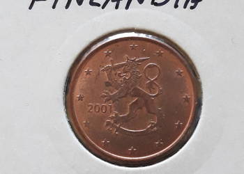 5 Eurocentów Finlandia 2001 r.