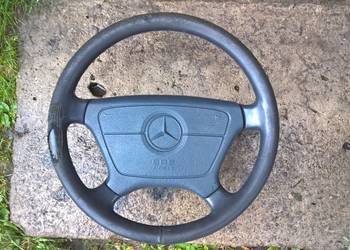 Kierownica skórzana z poduszką Mercedes w202 w124 w210