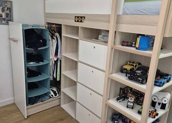 Łóżko dla dziecka z szafą