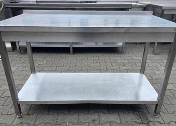 Stół Gastronomiczny Z Półką - 140/70/85 cm - M.1133 N