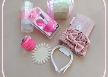 Zestaw beauty. Organizer opaski do włosów ręcznik