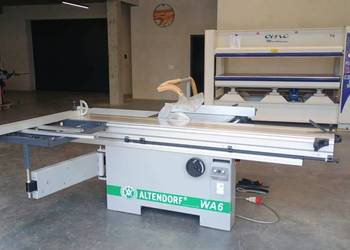 Piła formatowa ALTENDORF WA6, stoł 260 cm, piła z podcinakiem
