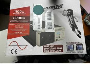 Przetwornica Energizer 1100W Pure Sine Wave 12V/230V