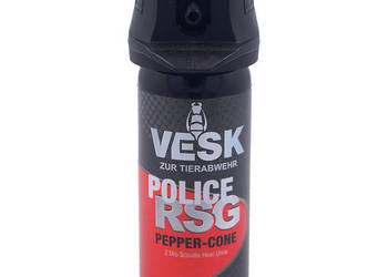 Gaz pieprzowy KKS VESK RSG Police 2mln SHU, Cone 50 ml (12050-C)
