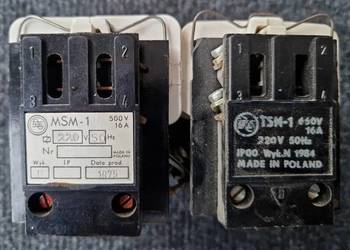 Stycznik Fael MSM - 1 TSM-1  POlska produkcja posrebrzane styki