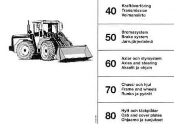 Valmet 343 ładowarka katalog czesci
