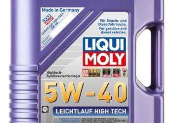 Olej silnikowy Leichtlauf High Tech 5W-40 LIQUI MOLY Olej silnikowy Leichtlauf High Tech 5W-40 LIQUI MOLY