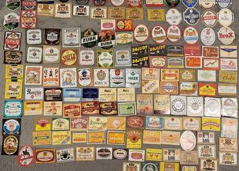 Zestaw 395 etykiet piwnych głównych z polskich i zagranicznych browarów