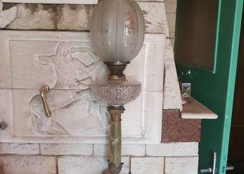 Sprawna=stara lampa naftowa z XIX wieku