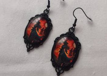 Gotyckie kolczyki Gothic Witch Alternative