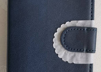 Nowe | Etui z klapką Motorola G52 / Motorola G82 | Granatowe gładkie |