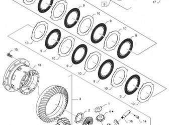 New Holland T6090 T6070 Koło zębate stoźkowe par coroa e pinhao cl5 - aco …