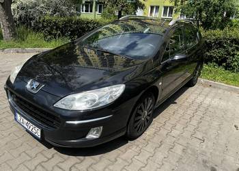 Peugeot 407 2.2 benzyna 2006 bogate wyposażenie