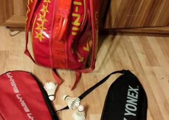 Czerwona torba Tenis/Badmintona zestaw