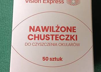 Chusteczki nawilżone do czyszczenia okularów Vision Express