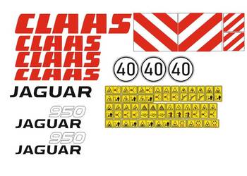 Naklejki Claas jaguar 950 super mocne zamienniki
