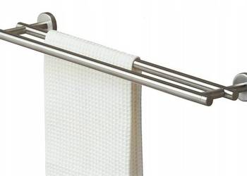 WIESZAK NA RĘCZNIKI PODWÓJNY STAL NIERDZEWNA "TIGER" -50% ceny