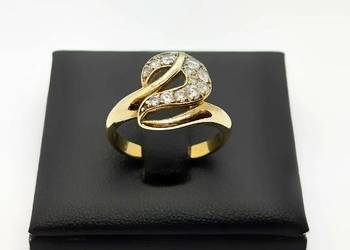 Złoty pierścionek pr 375 3,21g (Rozmiar 15)